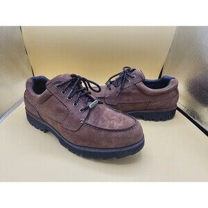 Rockport Hydro-Shield Waterproof  M3397 Suede Brown Leather Shoe Men's Sz 12M